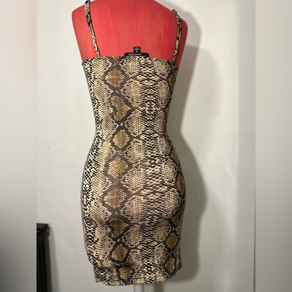 Snake It Like You Mean It Midi Dress